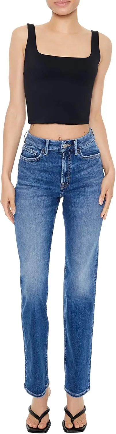 Forever 21 Women's Curvy High-Rise Straight Jeans
Forever 21 Women's Curvy High-Rise Straight Jeans