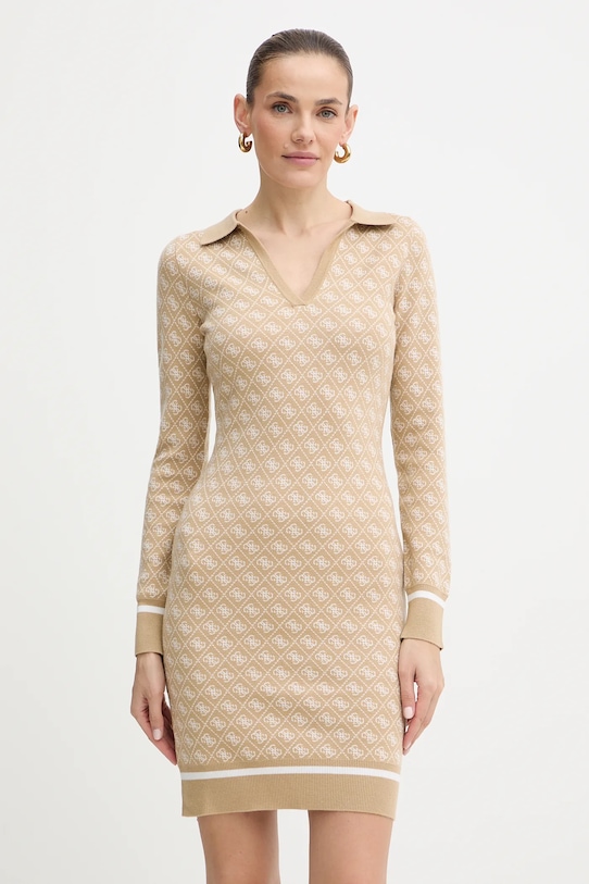 Платье AUBREY из смесовой шерсти Guess, бежевый
Платье AUBREY из смесовой шерсти Guess, бежевый