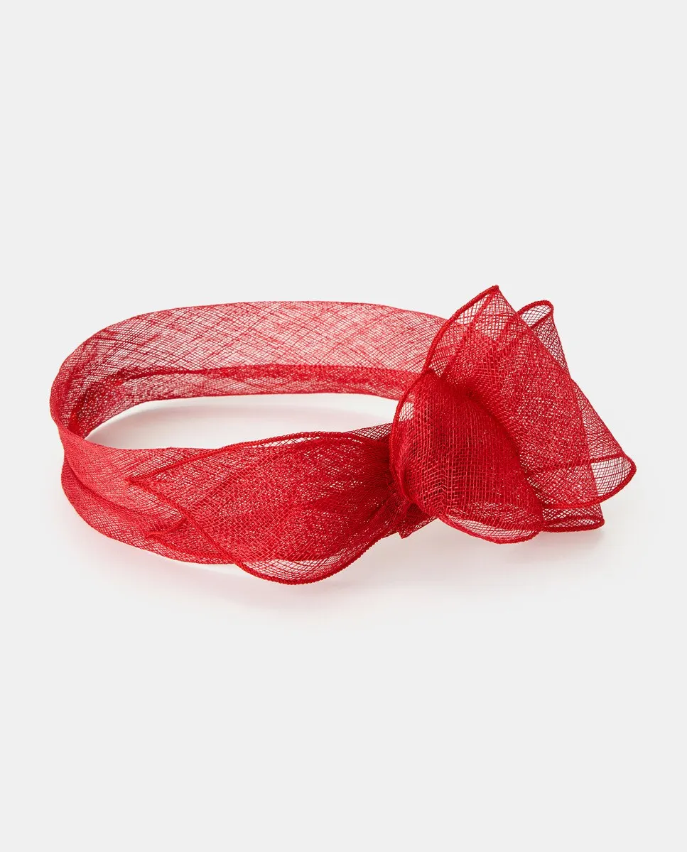 Повязка на голову с тройным бантом Tout en Tete, красный
Повязка на голову с тройным бантом Tout en Tete, красный