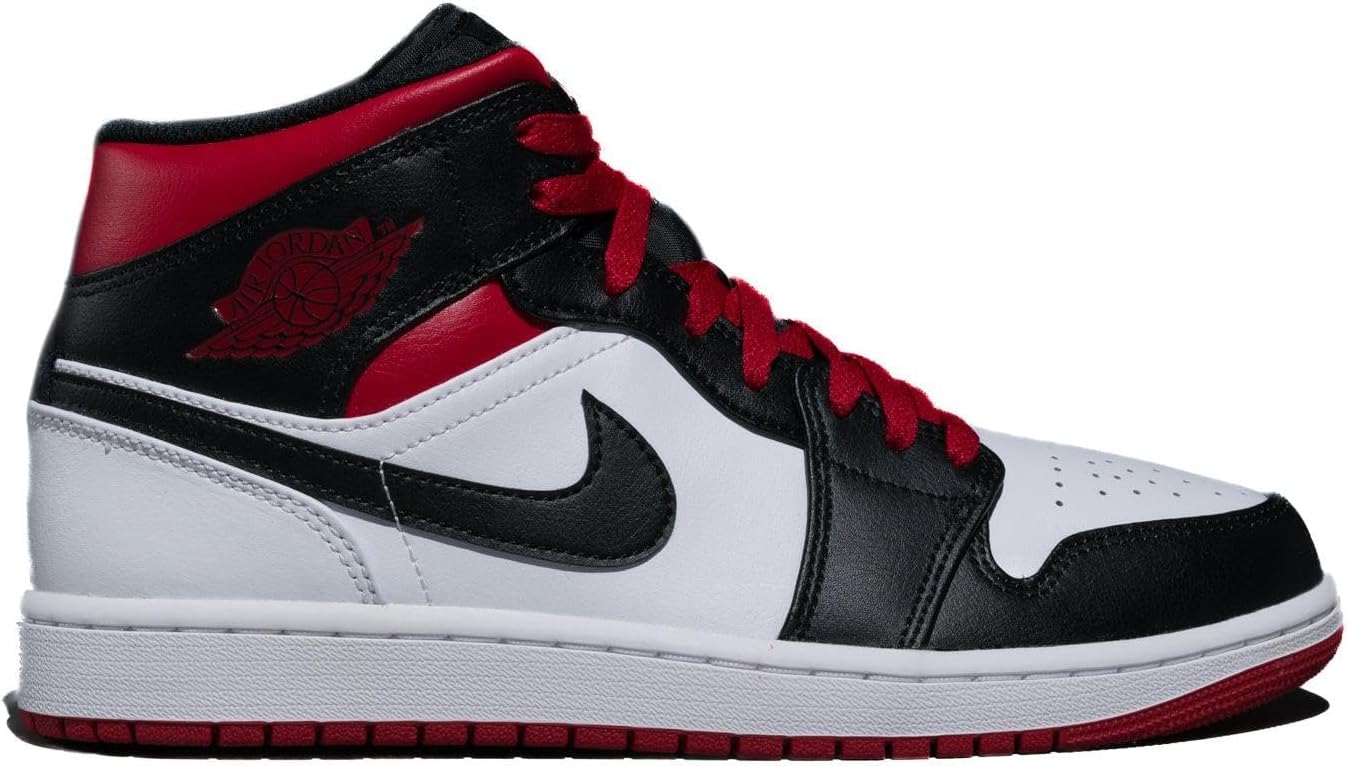 Кроссовки Nike Air Jordan 1 Mid для мужчин, White/Gym Red-Black
Кроссовки Nike Air Jordan 1 Mid для мужчин, White/Gym Red-Black