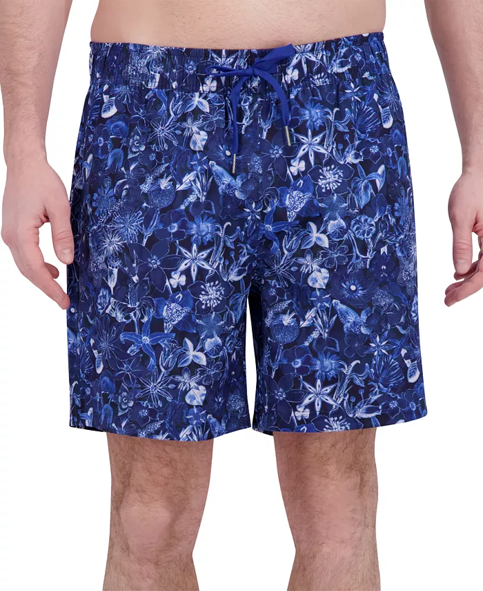 Мужские плавки Drew с цветочным принтом на завязках, 7" Robert Graham, синий
Мужские плавки Drew с цветочным принтом на завязках, 7" Robert Graham, синий