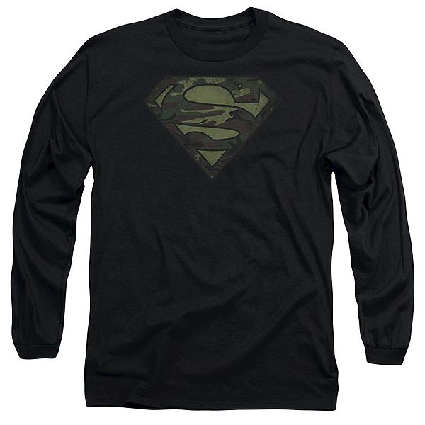 Футболка с длинным рукавом Superman camo logo distressed Licensed Character
Футболка с длинным рукавом Superman camo logo distressed Licensed Character