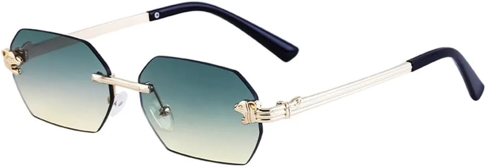 Маленькие прямоугольные солнцезащитные очки без оправы для мужчин и женщин, винтажные очки без оправы, защита от УФ-излучения UV400 HDUBFY, C7 Blue Yellow
Маленькие прямоугольные солнцезащитные очки без оправы для мужчин и женщин, винтажные очки без оправы, защита от УФ-излучения UV400 HDUBFY, C7 Blue Yellow