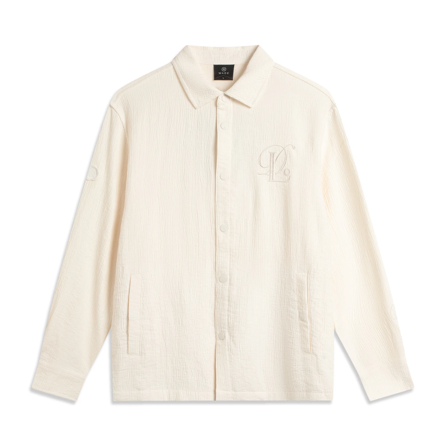 LINING Мужская рубашка цвета экрю
LINING Мужская рубашка цвета экрю