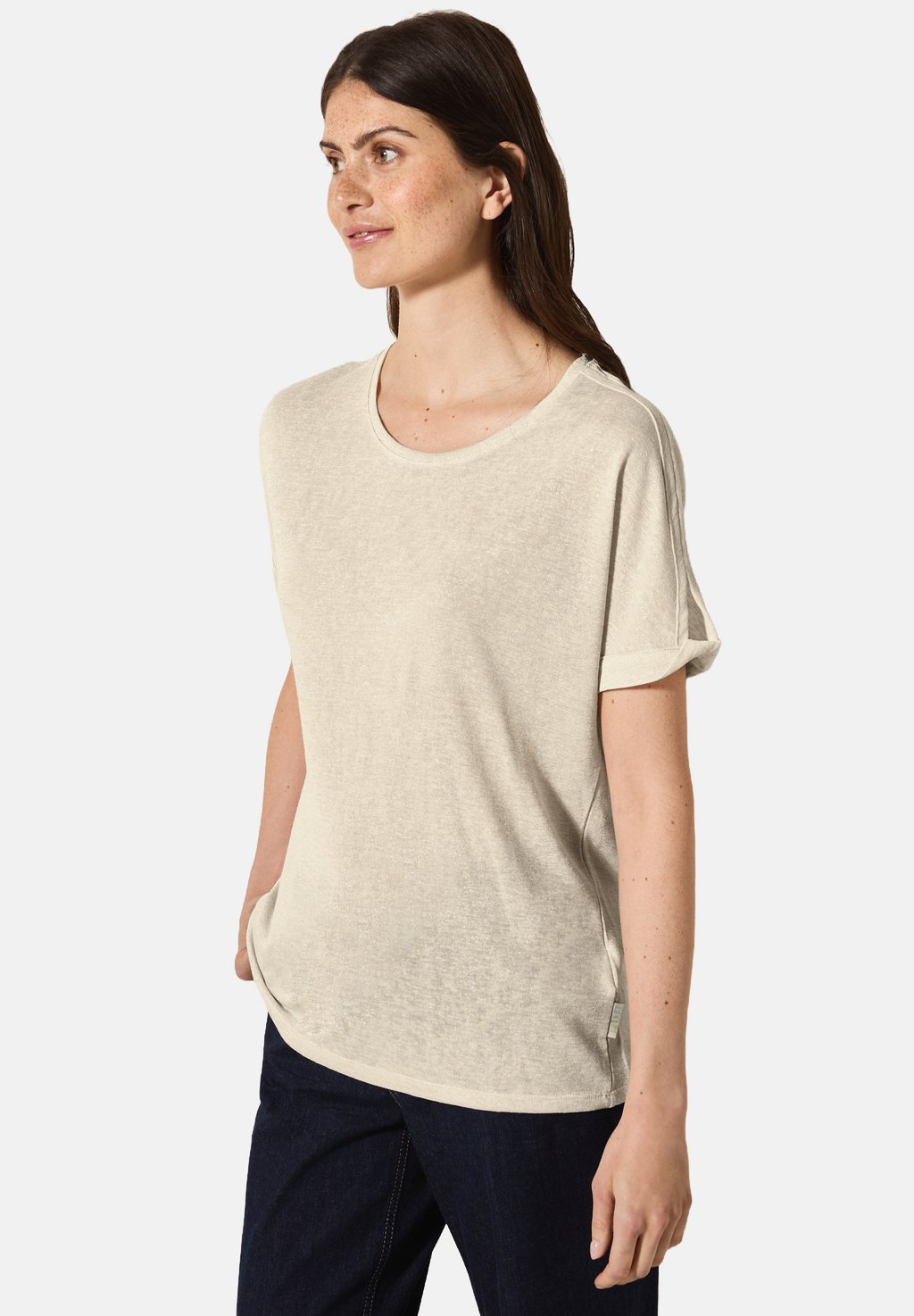 Базовая футболка LOOK GLITZER Cecil, бежевый
Базовая футболка LOOK GLITZER Cecil, бежевый