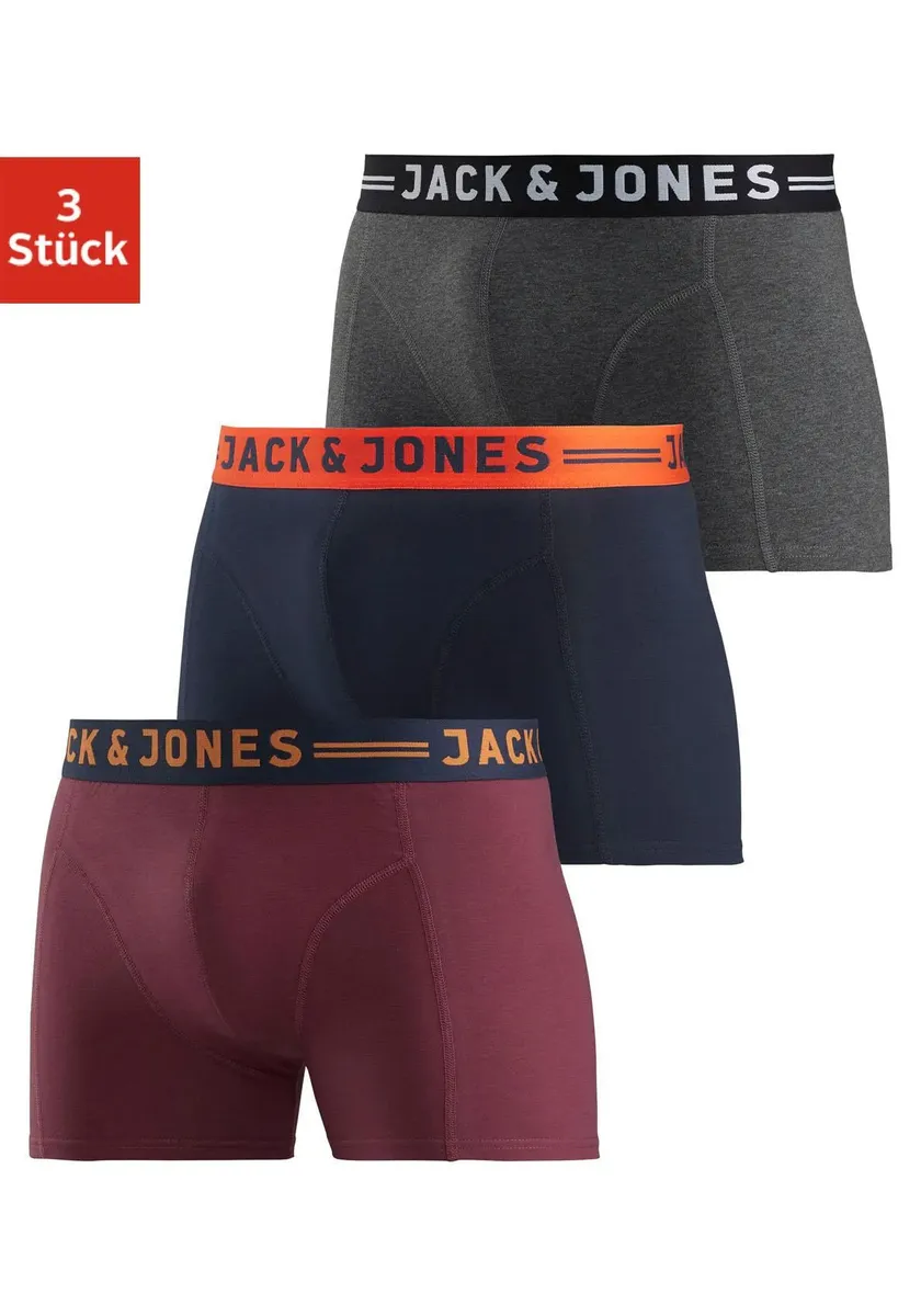 Боксеры Jack & Jones "JAC Lichfield Trunks" (3 шт. в упаковке), с контрастным поясом, синий
Боксеры Jack & Jones "JAC Lichfield Trunks" (3 шт. в упаковке), с контрастным поясом, синий