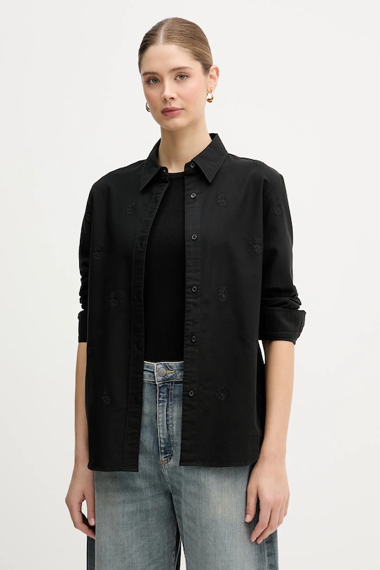 Хлопковая рубашка Tommy Hilfiger, черный
Хлопковая рубашка Tommy Hilfiger, черный