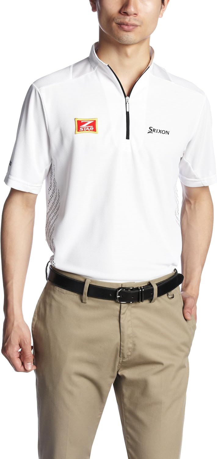 Поло Srixon 3D Z STAR с водяным/воздушным охлаждением и застежкой-молнией, белый
Поло Srixon 3D Z STAR с водяным/воздушным охлаждением и застежкой-молнией, белый