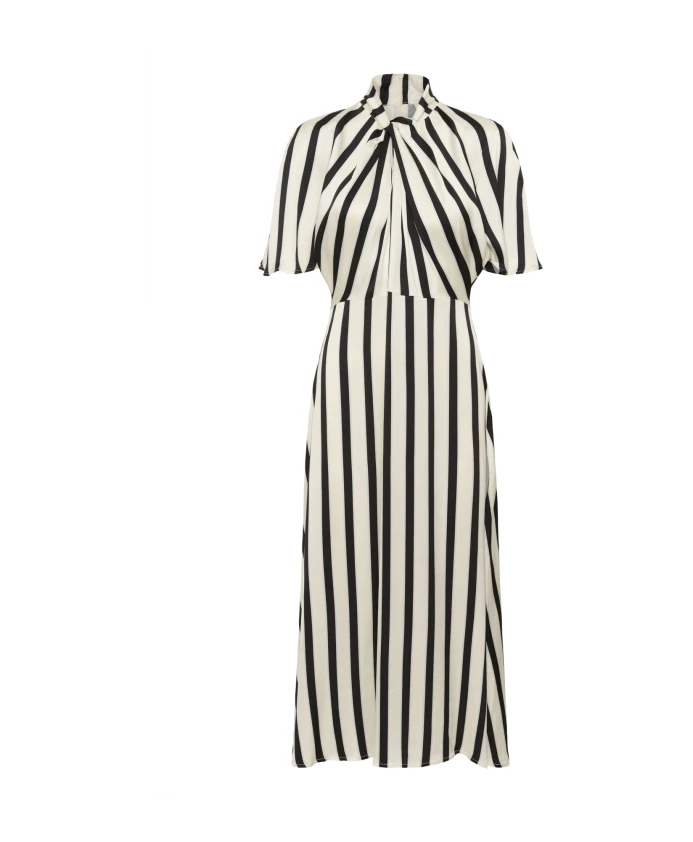 Полосатое черно-белое платье Soaked In Luxury, черный
Полосатое черно-белое платье Soaked In Luxury, черный