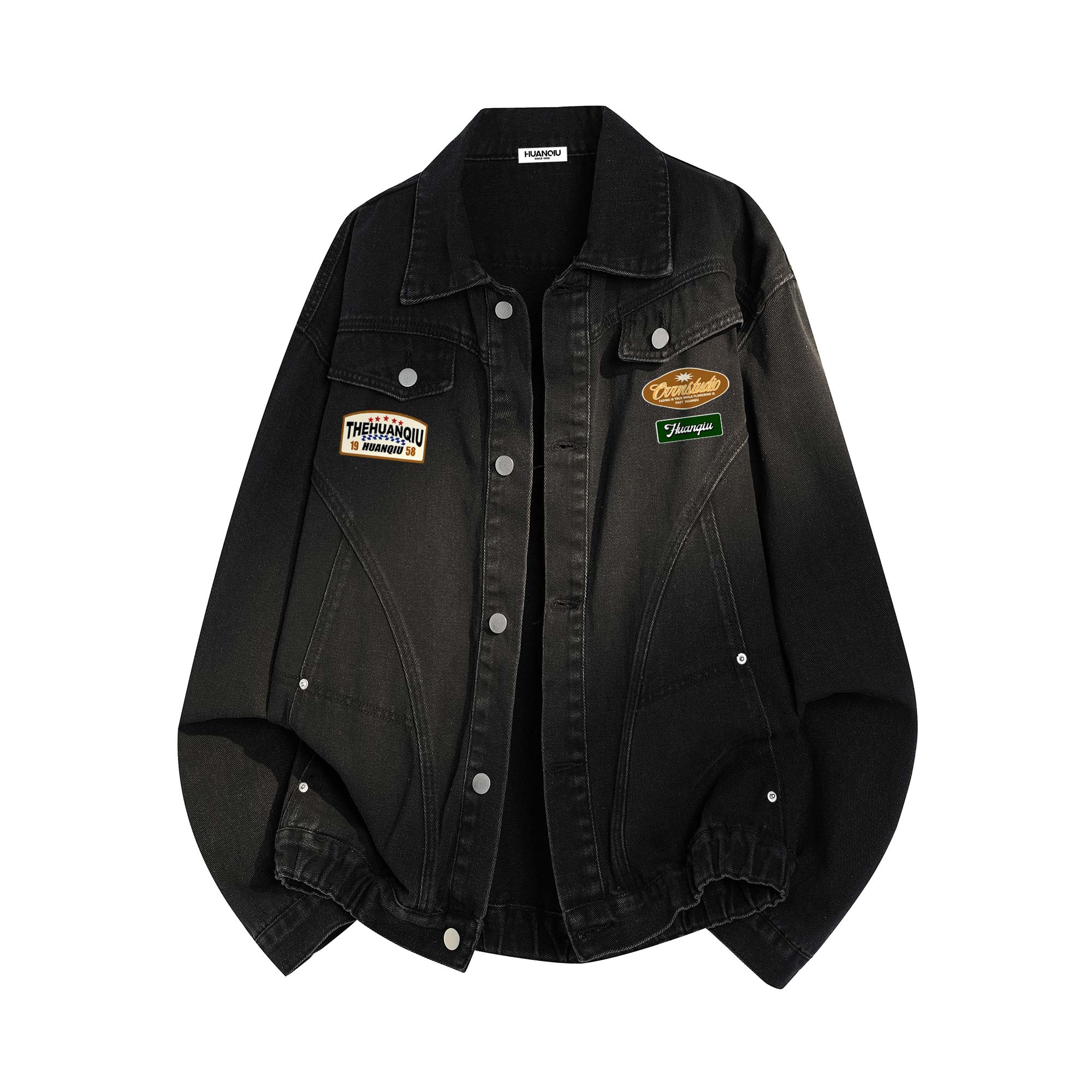 Куртка Unisex Lapel Moderate Others HUANQIU, черный
Куртка Unisex Lapel Moderate Others HUANQIU, черный