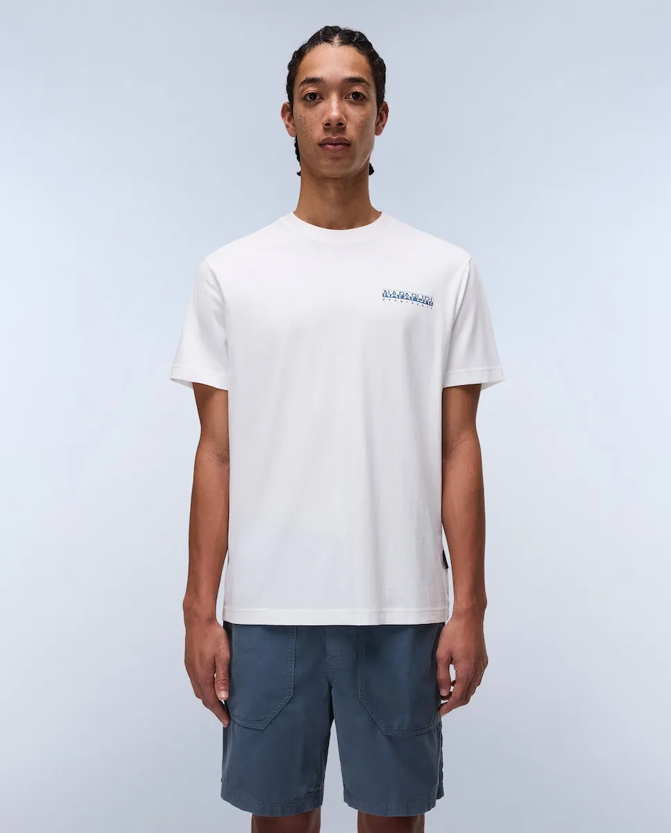 Мужская футболка с коротким рукавом Sovana SS Napapijri, белый
Мужская футболка с коротким рукавом Sovana SS Napapijri, белый