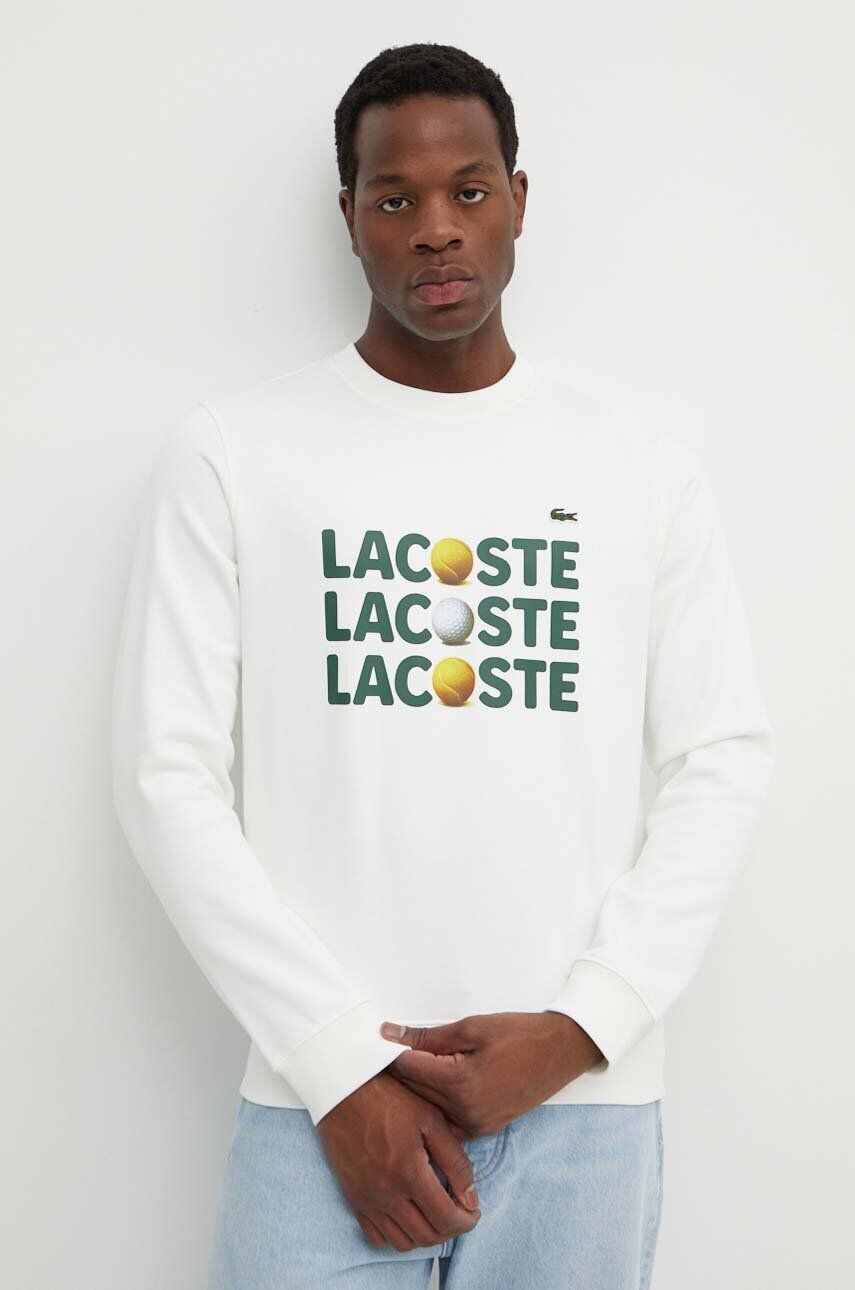 Хлопковая толстовка Lacoste, бежевый
Хлопковая толстовка Lacoste, бежевый