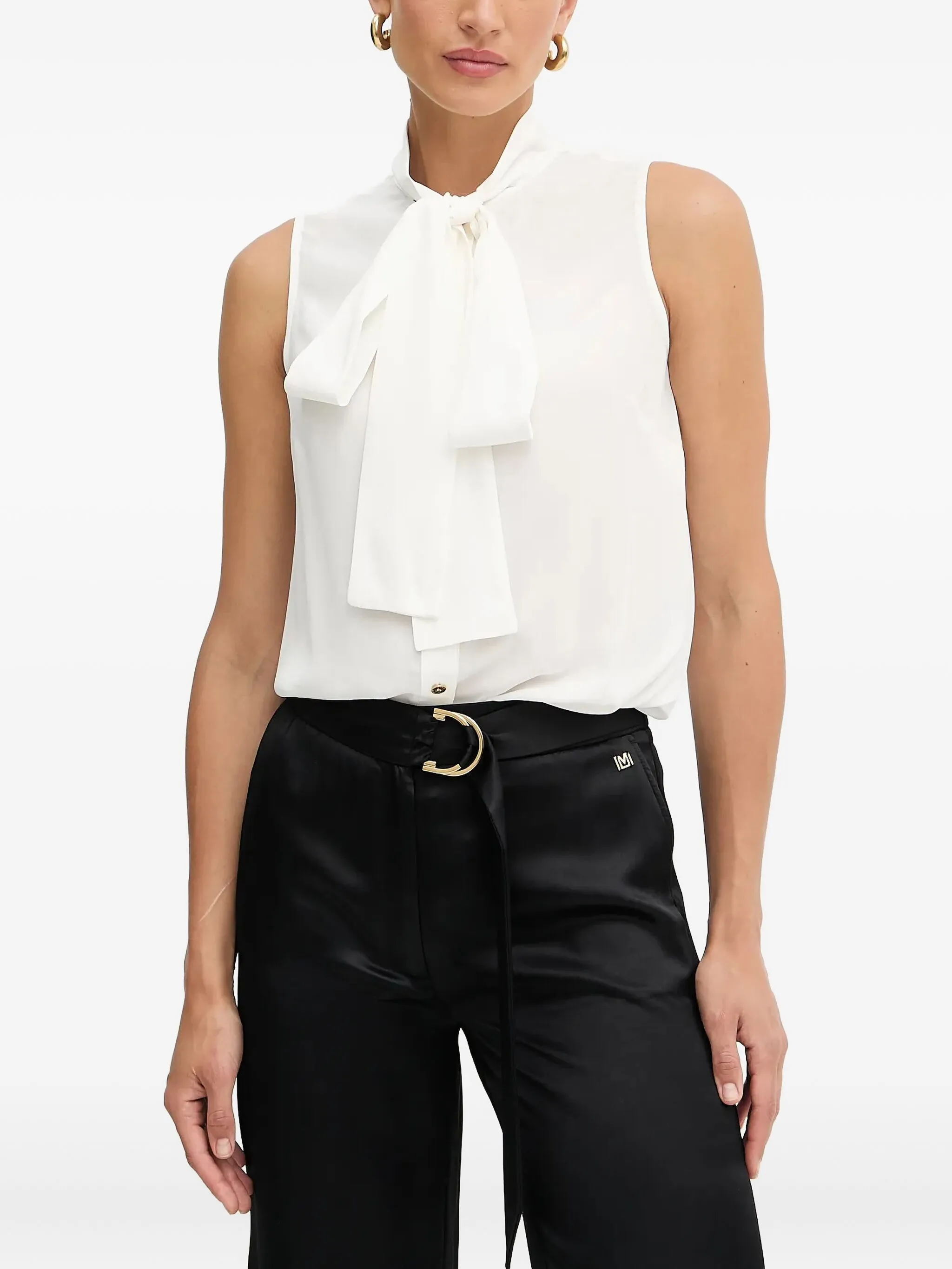 Топ без рукавов с завязывающимся вырезом Marciano, белый
Топ без рукавов с завязывающимся вырезом Marciano, белый