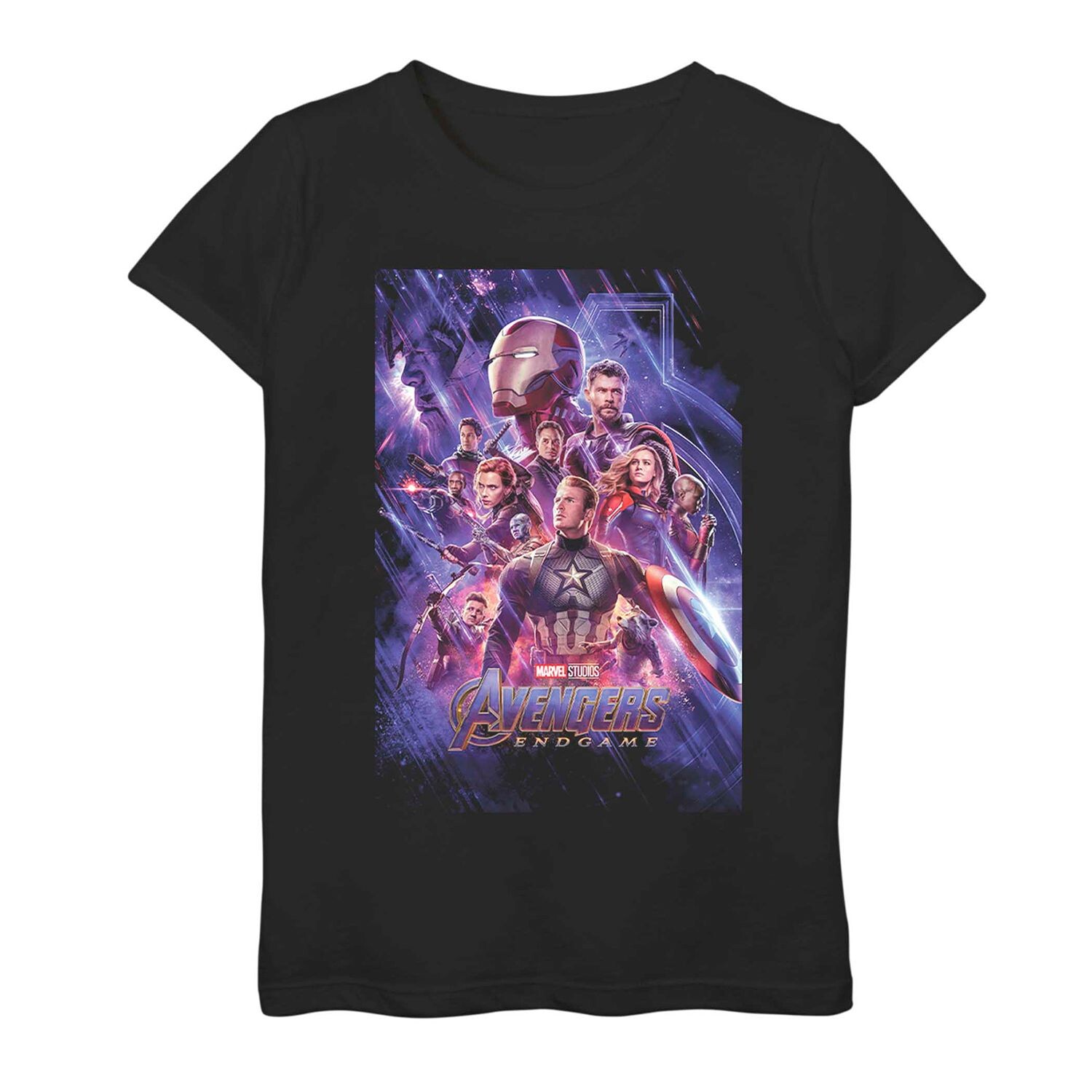 Футболка с постером к фильму «Марвел Мстители: Финал» для девочек 7–16 лет Marvel 
Футболка с постером к фильму «Марвел Мстители: Финал» для девочек 7–16 лет Marvel