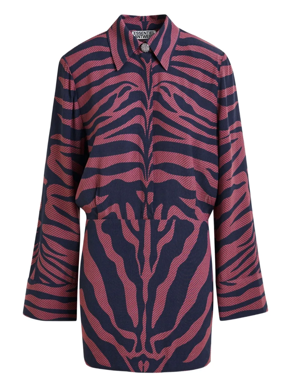 Мини-платье с принтом зебры Essentiel Antwerp, розовый
Мини-платье с принтом зебры Essentiel Antwerp, розовый