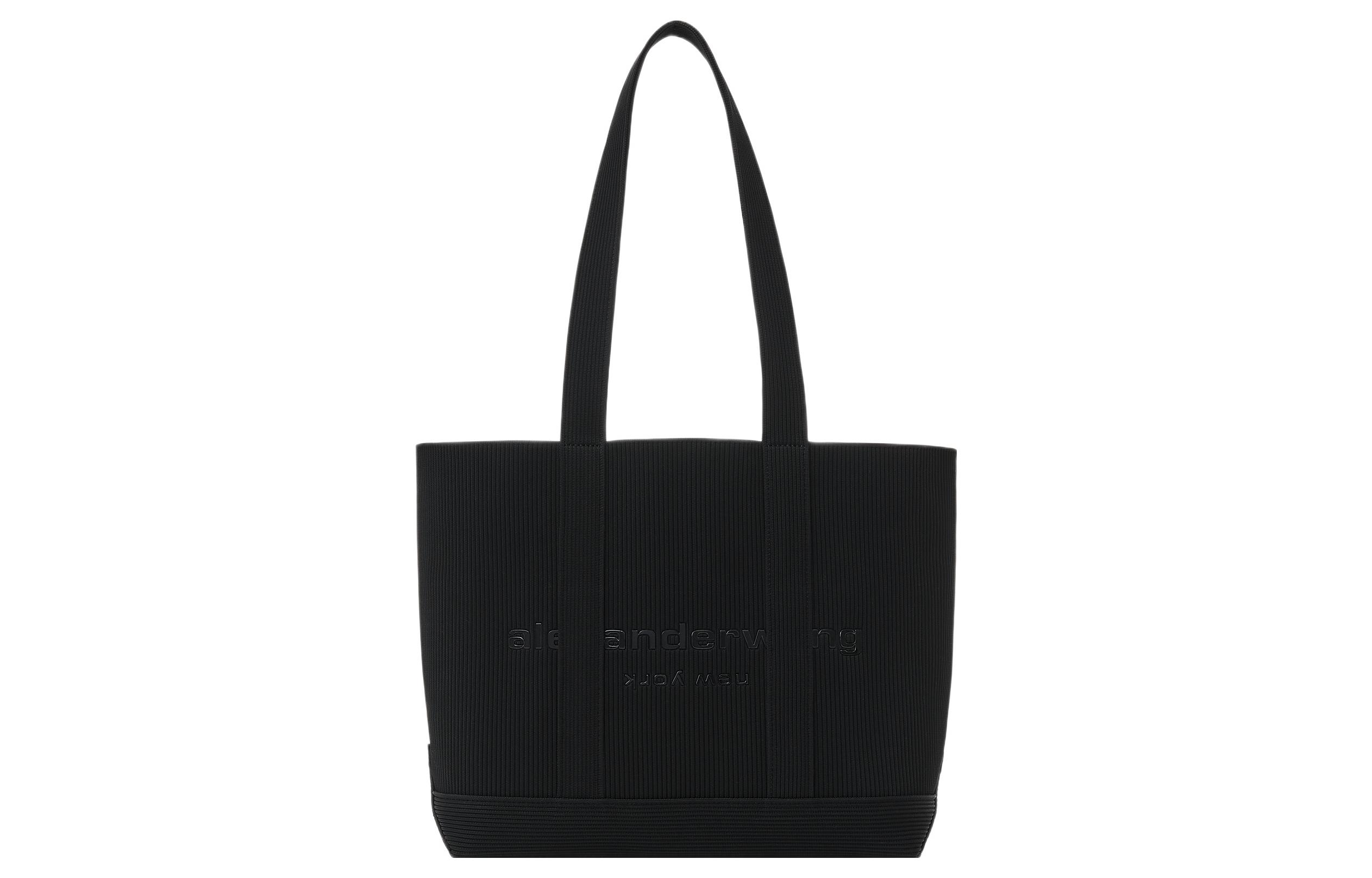 Alexander Wang Рифленая вязаная сумка-тоут среднего размера
Alexander Wang Рифленая вязаная сумка-тоут среднего размера