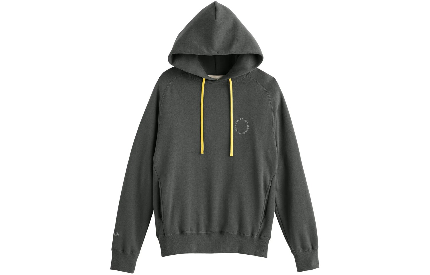 Толстовка Cordura унисекс темно-серая New Balance, темно-серый 
Толстовка Cordura унисекс темно-серая New Balance, темно-серый