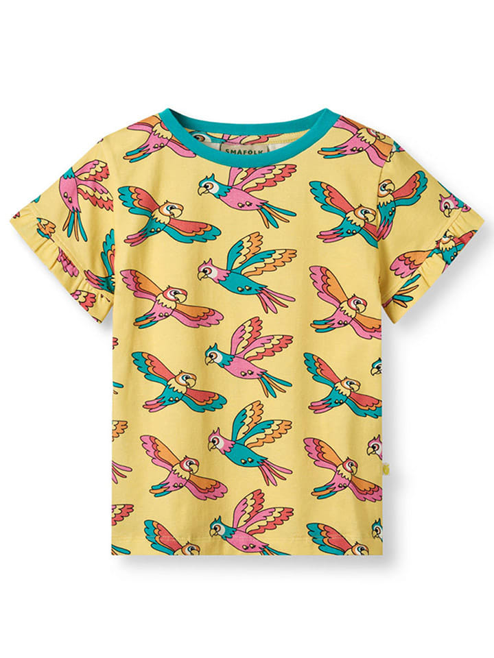 Футболка Papageien Småfolk, цвет gelb/bunt 
Футболка Papageien Småfolk, цвет gelb/bunt