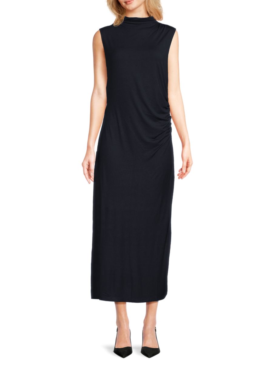 Платье-миди с рюшами Vince, цвет Coastal Blue
Платье-миди с рюшами Vince, цвет Coastal Blue