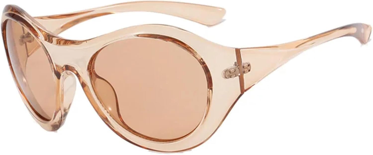 Винтажные овальные солнцезащитные очки, модные ретро-солнцезащитные очки для женщин с защитой от УФ-излучения UV400, очки в стиле панк для мужчин TKKTLLT, Clearbrown-brown
Винтажные овальные солнцезащитные очки, модные ретро-солнцезащитные очки для женщин с защитой от УФ-излучения UV400, очки в стиле панк для мужчин TKKTLLT, Clearbrown-brown