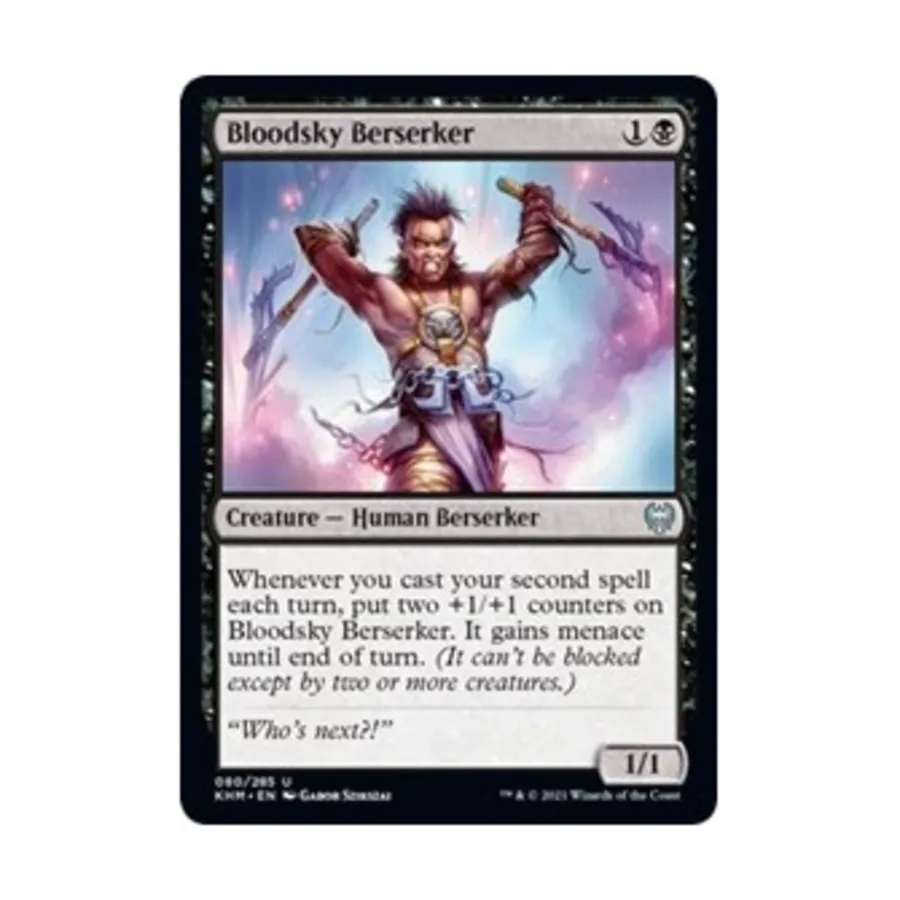 CCG Кровавый Берсерк (U), MTG - Kaldheim
CCG Кровавый Берсерк (U), MTG - Kaldheim