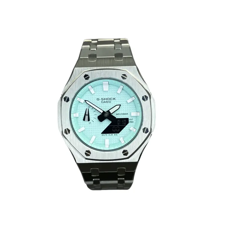 CASIO Ремешок из нержавеющей стали с кварцевым механизмом Retrofit Series, унисекс, синий циферблат
CASIO Ремешок из нержавеющей стали с кварцевым механизмом Retrofit Series, унисекс, синий циферблат