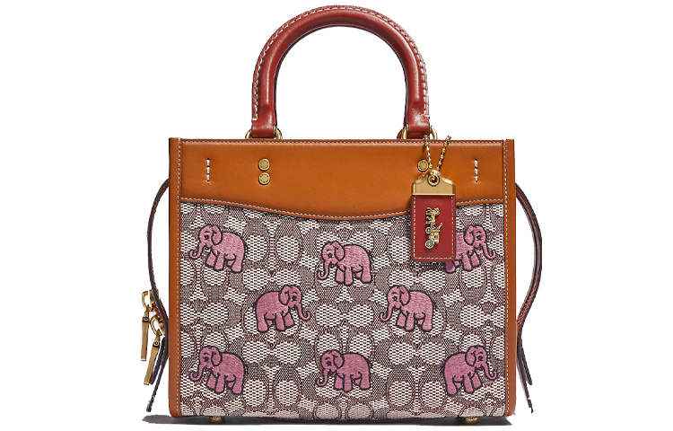 Кожаная наплечная сумка Rogue через плечо среднего размера женская коричневая с монограммой COACH
Кожаная наплечная сумка Rogue через плечо среднего размера женская коричневая с монограммой COACH