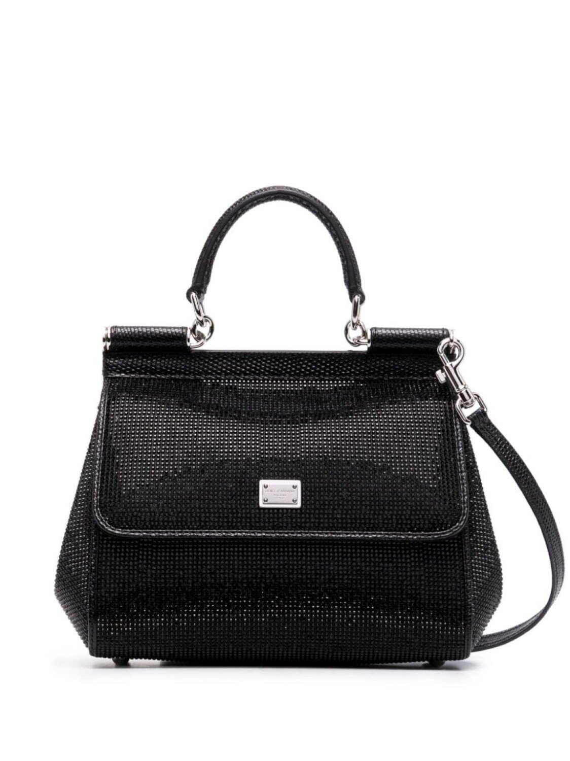 Dolce & Gabbana сумка на плечо со стразами, черный
Dolce & Gabbana сумка на плечо со стразами, черный