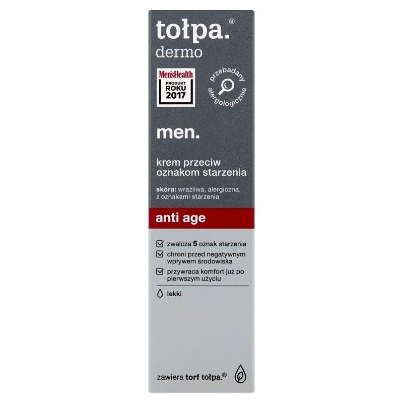 Tołpa Dermo Men Anti Age 40+ крем для лица, 40 ml
Tołpa Dermo Men Anti Age 40+ крем для лица, 40 ml