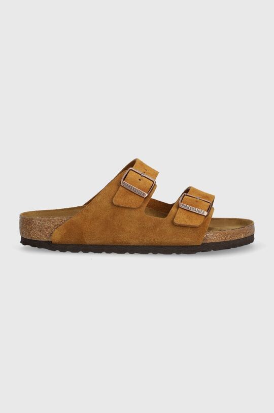 Замшевые тапочки Arizona Birkenstock, коричневый
Замшевые тапочки Arizona Birkenstock, коричневый