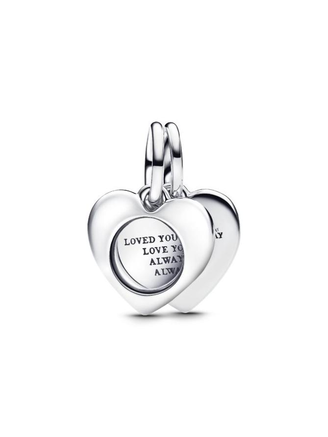 Шарм Pandora Engravable Heart Magnifying Glass Double Dangle Charm, стерлинговое серебро
Шарм Pandora Engravable Heart Magnifying Glass Double Dangle Charm, стерлинговое серебро
