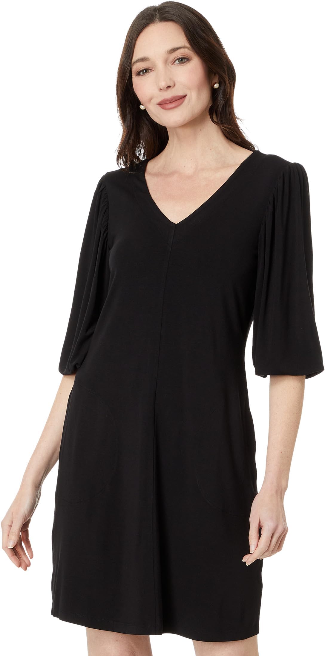 Платье NIC+ZOE V-Neck Femme Sleeve Dress, цвет Black Onyx
Платье NIC+ZOE V-Neck Femme Sleeve Dress, цвет Black Onyx