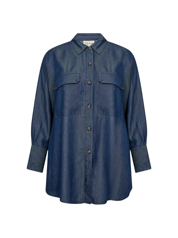 РУБАШКА FLORA из темно-синего денима 2470 Wasabi Concept
РУБАШКА FLORA из темно-синего денима 2470 Wasabi Concept