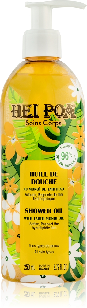 Мягкое масло для душа с маслом Таити-монои Hei Poa, 250 мл
Мягкое масло для душа с маслом Таити-монои Hei Poa, 250 мл