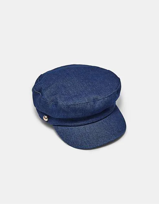 Морская кепка из денима среднего синего цвета Stradivarius Denim
Морская кепка из денима среднего синего цвета Stradivarius Denim