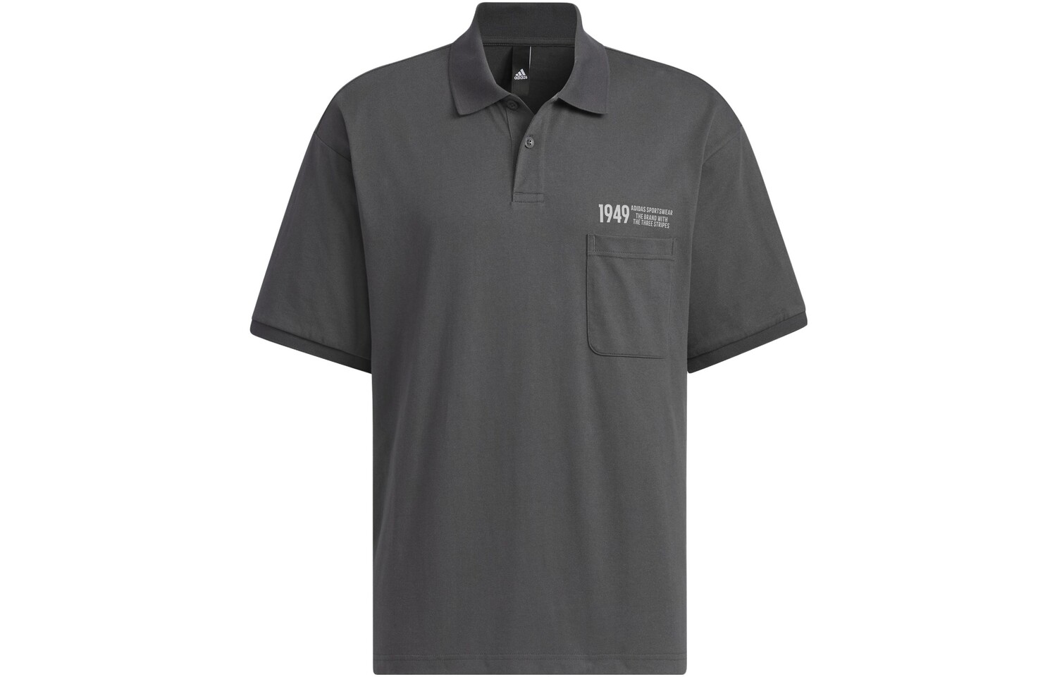 Рубашка поло мужская однотонная темно-серая Adidas, темно-серый
Рубашка поло мужская однотонная темно-серая Adidas, темно-серый