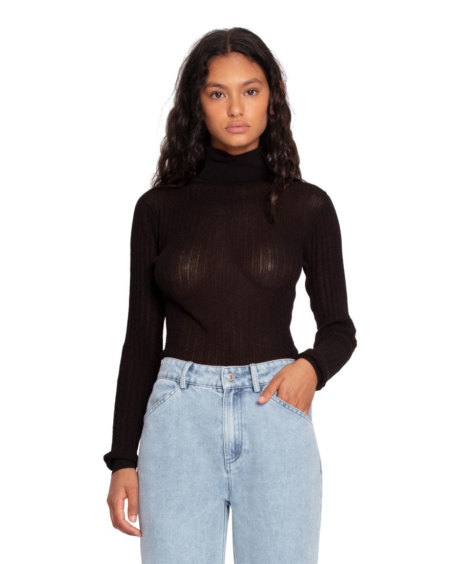 Женская вязаная водолазка Brooklyn Belle & Bloom, Black
Женская вязаная водолазка Brooklyn Belle & Bloom, Black