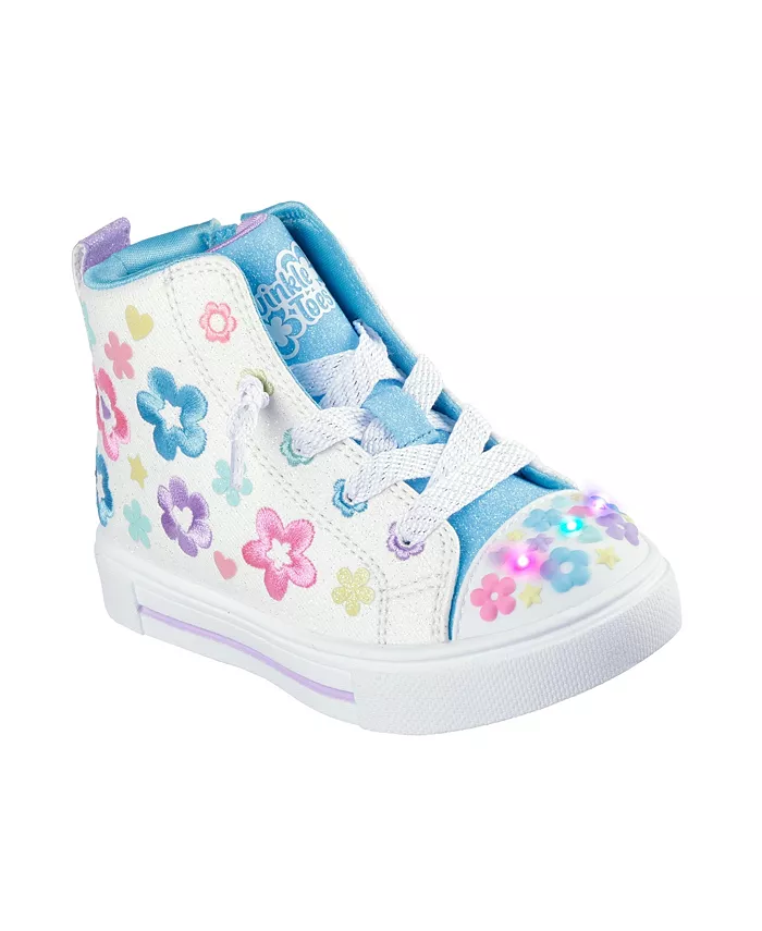 Девочки (1-3 года) Twinkle Toes: Twinkle Sparks - высокие кроссовки Super Blossom со светящейся подошвой, повседневные, Finish Line Skechers, мультиколор
Девочки (1-3 года) Twinkle Toes: Twinkle Sparks - высокие кроссовки Super Blossom со светящейся подошвой, повседневные, Finish Line Skechers, мультиколор