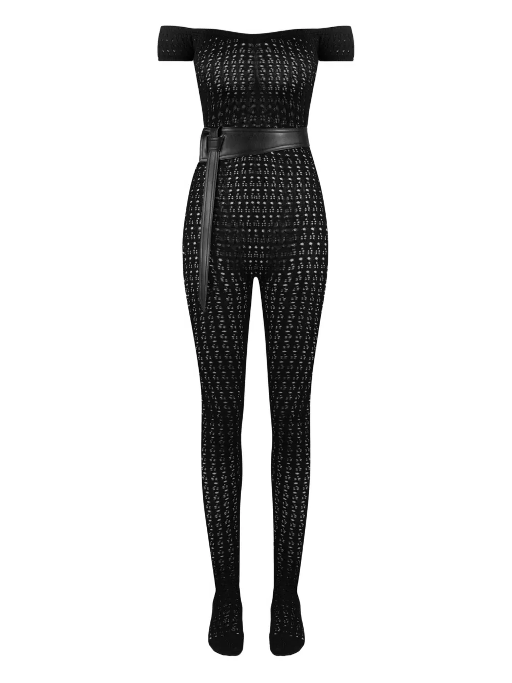 Трикотажный комбинезон Martine с вырезом Бардо Manière De Voir, черный
Трикотажный комбинезон Martine с вырезом Бардо Manière De Voir, черный