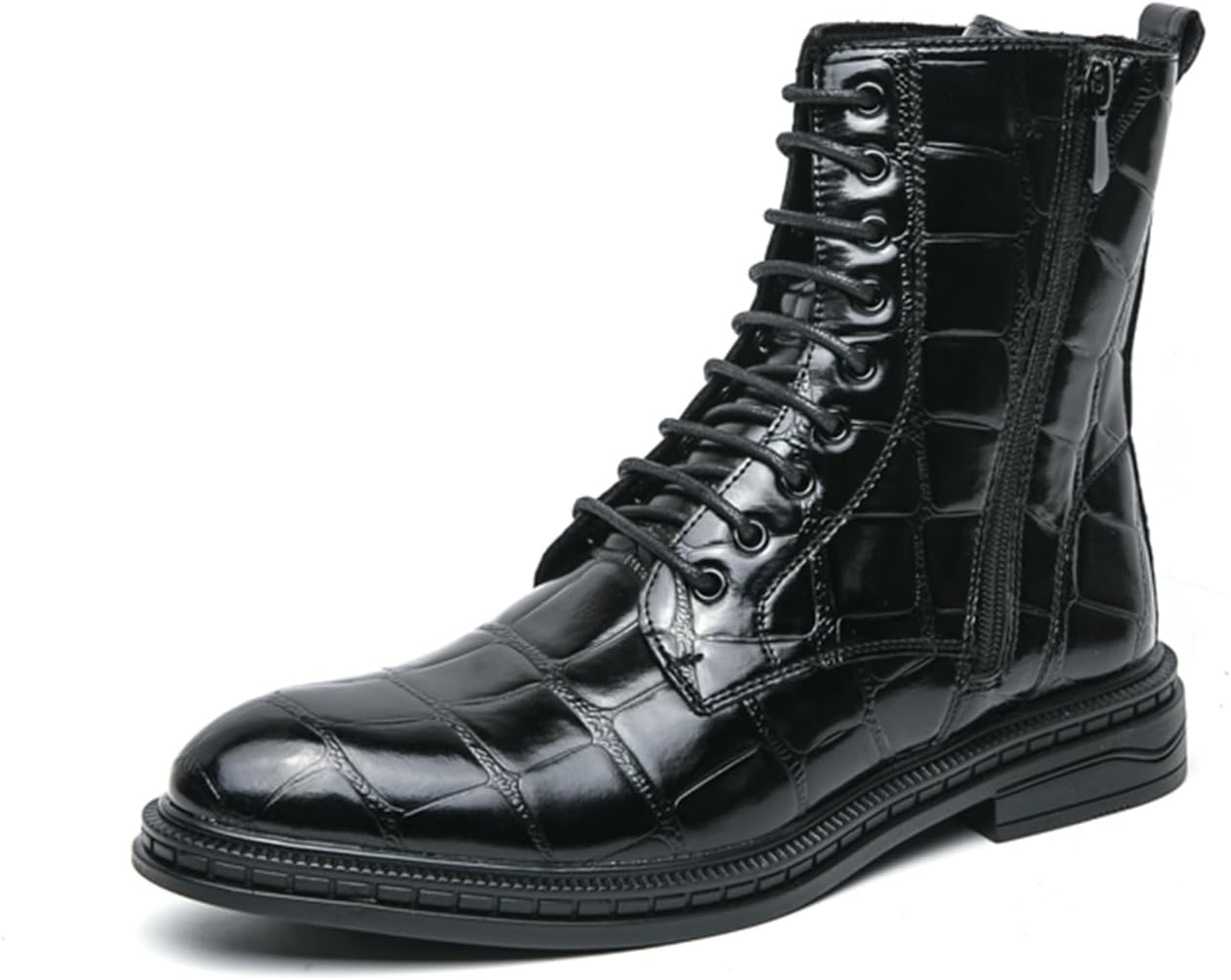 Мужские высокие ковбойские ботинки на шнуровке из текстурированной лакированной кожи с боковой молнией, смокинговые повседневные туфли, оксфорды, челси-ботинки для выпускного, свадьбы, диско, бальных танцев, мотоциклетные обувь Qklmwes, черный
Мужские высокие ковбойские ботинки на шнуровке из текстурированной лакированной кожи с боковой молнией, смокинговые повседневные туфли, оксфорды, челси-ботинки для выпускного, свадьбы, диско, бальных танцев, мотоциклетные обувь Qklmwes, черный