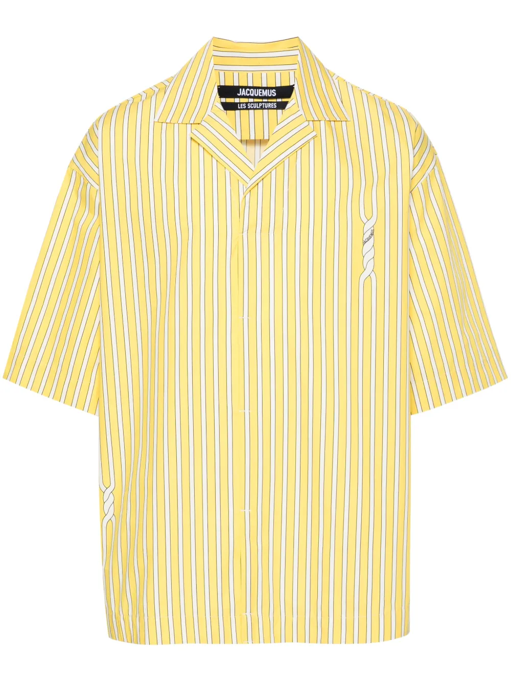 Рубашка поло в полоску Jacquemus, желтый
Рубашка поло в полоску Jacquemus, желтый