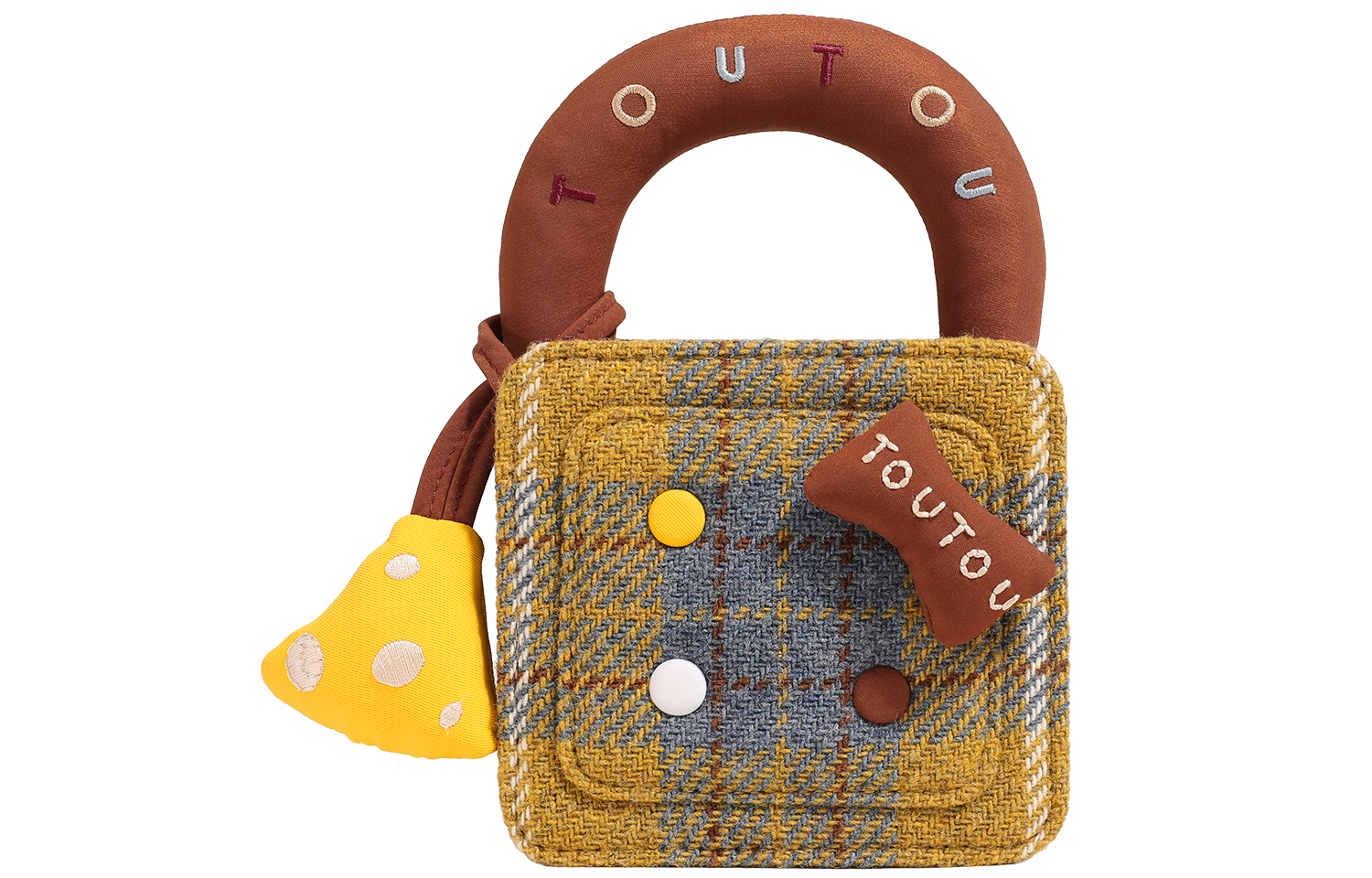 TOUTOU Тканевая сумка через плечо, Sugar needle chocolate
TOUTOU Тканевая сумка через плечо, Sugar needle chocolate