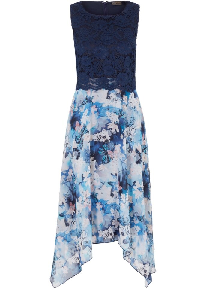 Шифоновое платье с кружевом Bpc Selection, синий
Шифоновое платье с кружевом Bpc Selection, синий