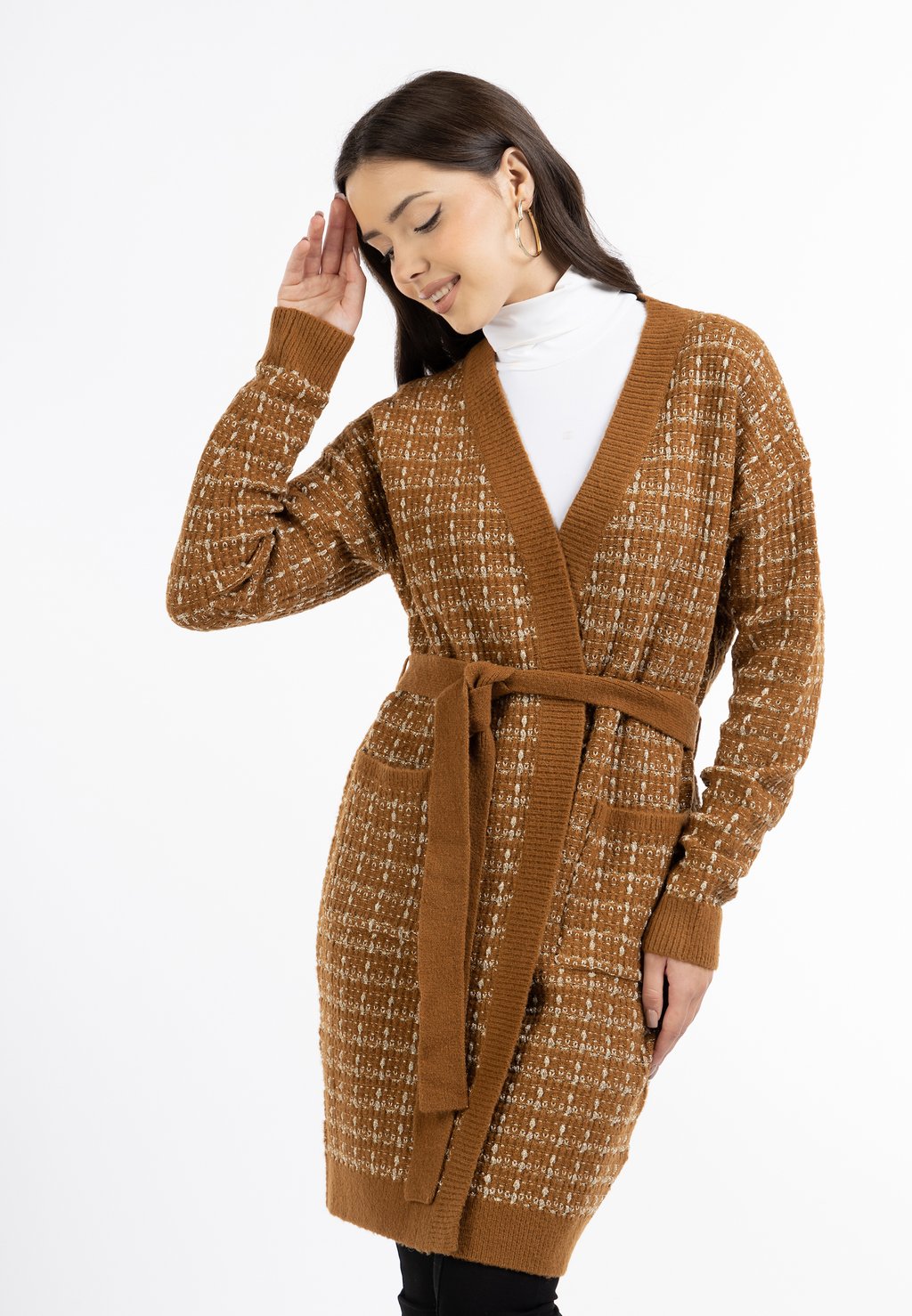 Кардиган faina, коричневый
Кардиган faina, коричневый