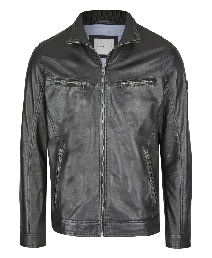 Современная мужская кожаная куртка, универсальная модель. Bugatti, черный
Современная мужская кожаная куртка, универсальная модель. Bugatti, черный