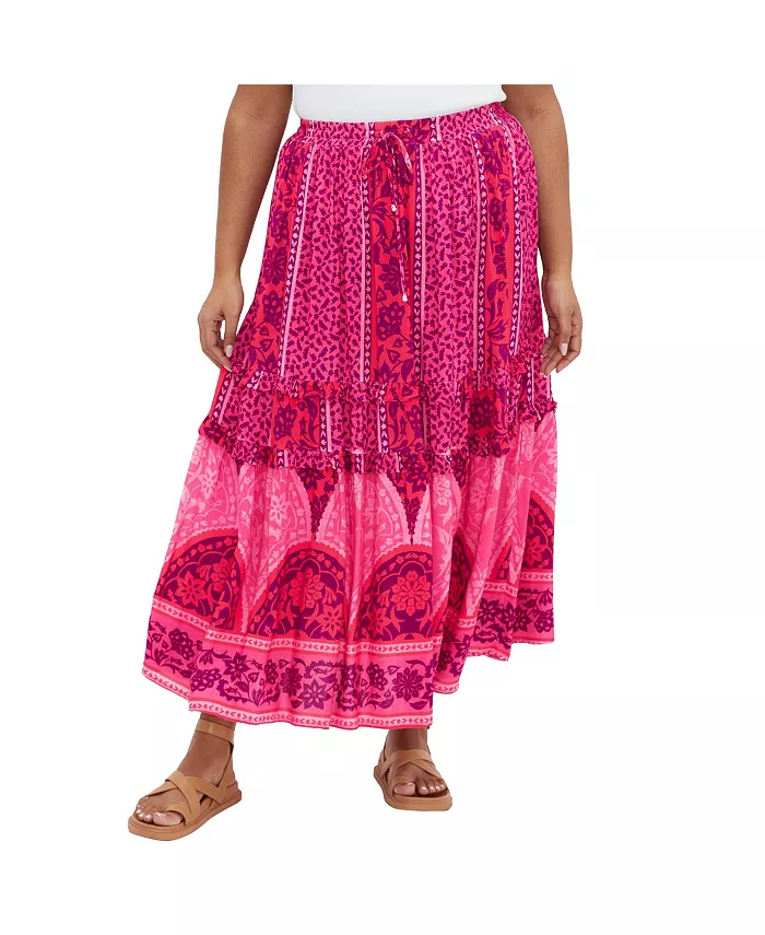 Юбка с принтом Самара больших размеров CITY CHIC, розовый
Юбка с принтом Самара больших размеров CITY CHIC, розовый