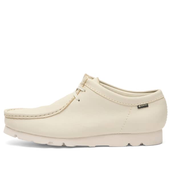 Wallabee gtx Clarks Originals, белый leather
Wallabee gtx Clarks Originals, белый leather