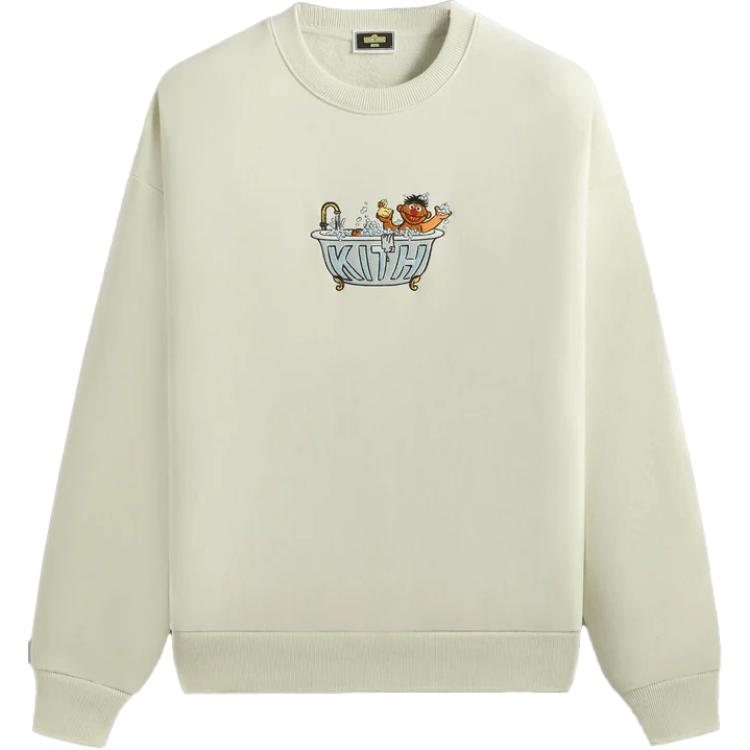X Sesame Street Ernie Nelson Crewneck KITH, Ecru
X Sesame Street Ernie Nelson Crewneck KITH, Ecru