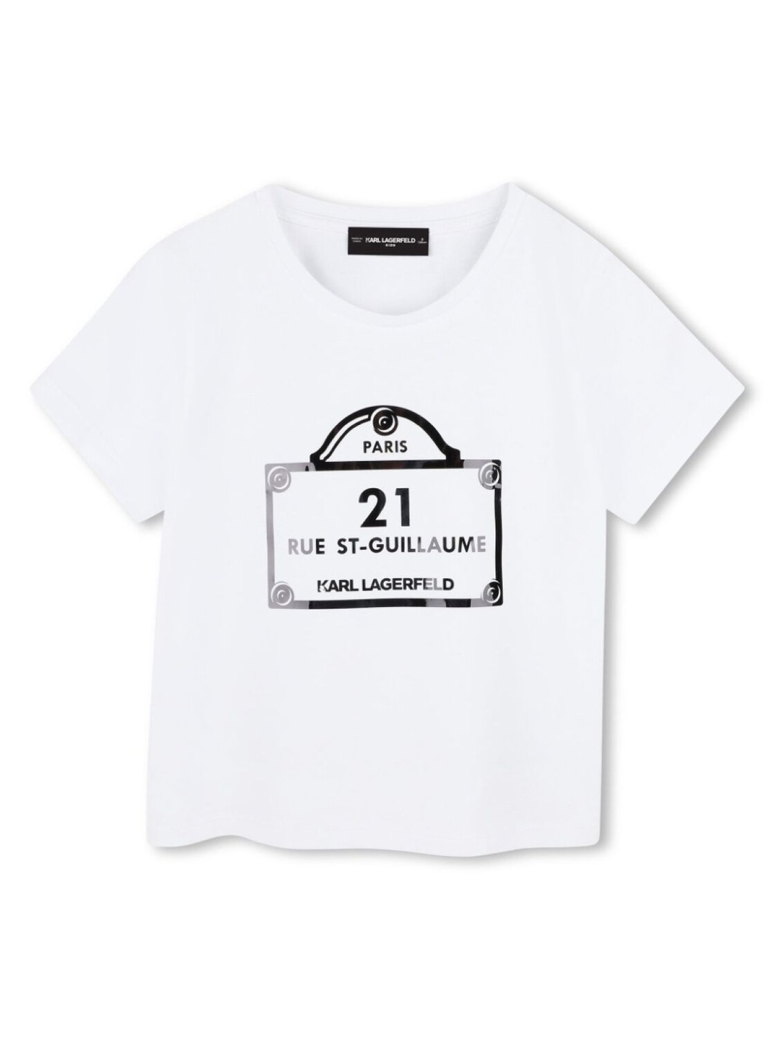 Karl Lagerfeld Kids футболка с логотипом, белый
Karl Lagerfeld Kids футболка с логотипом, белый