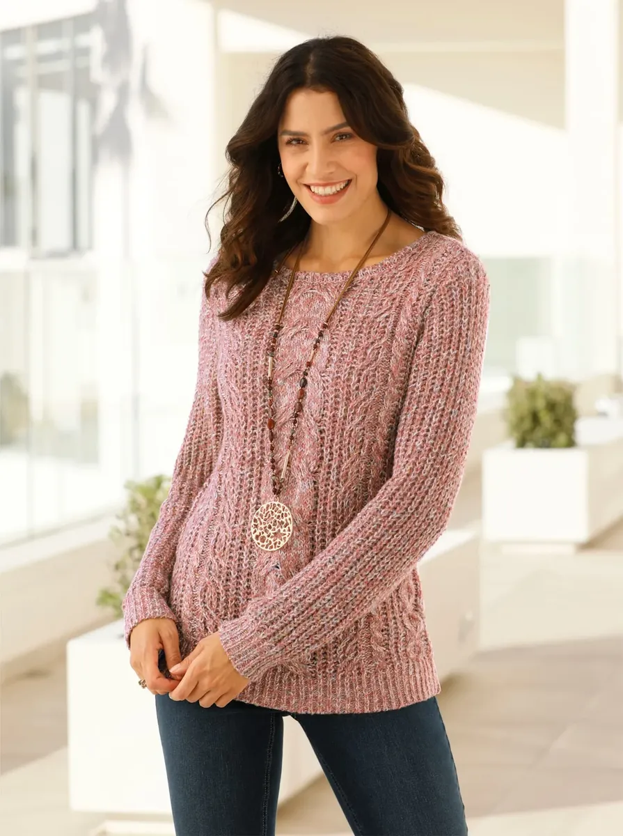 Вдохновение Вязаный свитер "Пуловер" Inspirationen, цвет Rosenholz-Meliert
Вдохновение Вязаный свитер "Пуловер" Inspirationen, цвет Rosenholz-Meliert